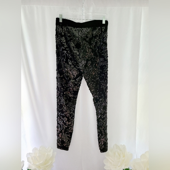 Express High Rise Sequin Leggings - Picture 4 of 6